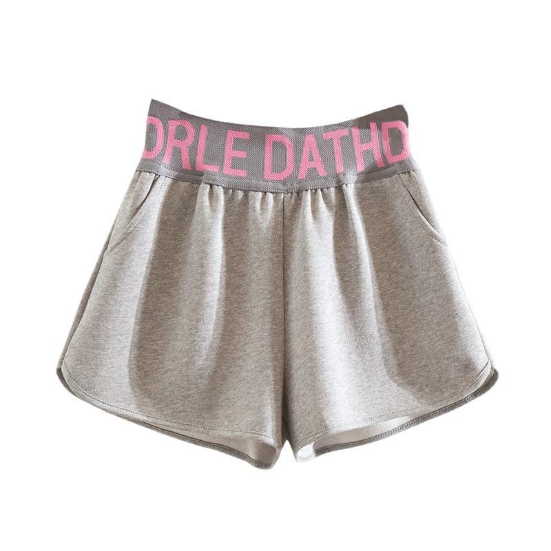 Women's High Waist Elastic A-Line Sport Shorts - Trendy Loose Fit Summer Casual Hot Pants