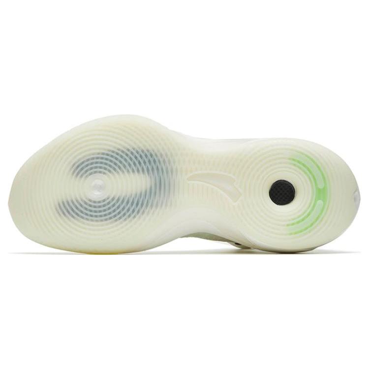 New ANTA KT8 Basketball Shoes Men High Top Ivory White/Black 112241101-3