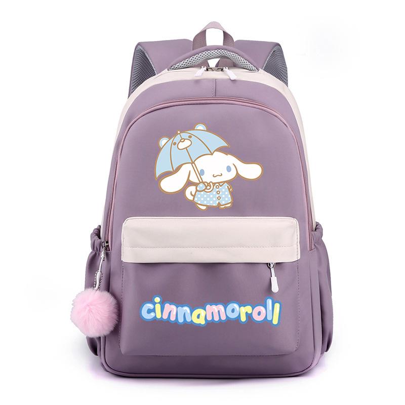 Big-Eared Dog Cute Cartoon Printed Backpack Middle School Bag