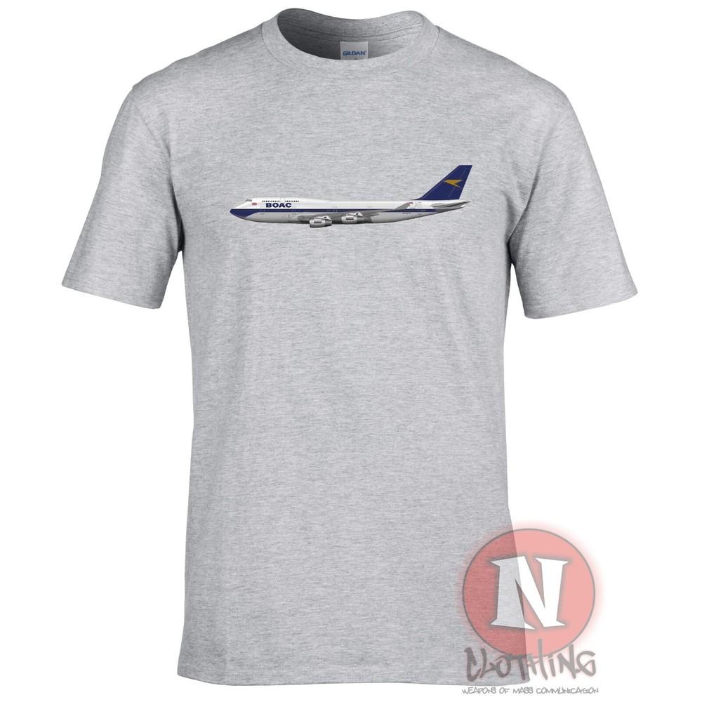 Boac 747 TShirt Ba Anniversary Livery Plane Spotters Airline Crew Airports Tee
