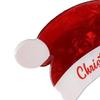 Christmas Hat Hair Claw Scalp Protection Shark Hair Clip Shower Back Head Hair Claw Versatile Hair Accessories