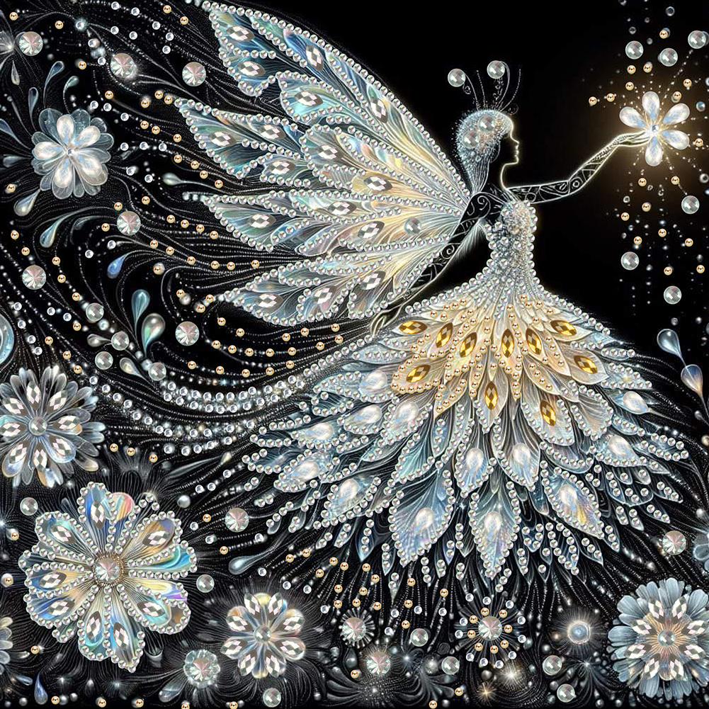 5D DIY Partial Special Shaped Drill Diamond Painting Kit Girl Decoration Craft