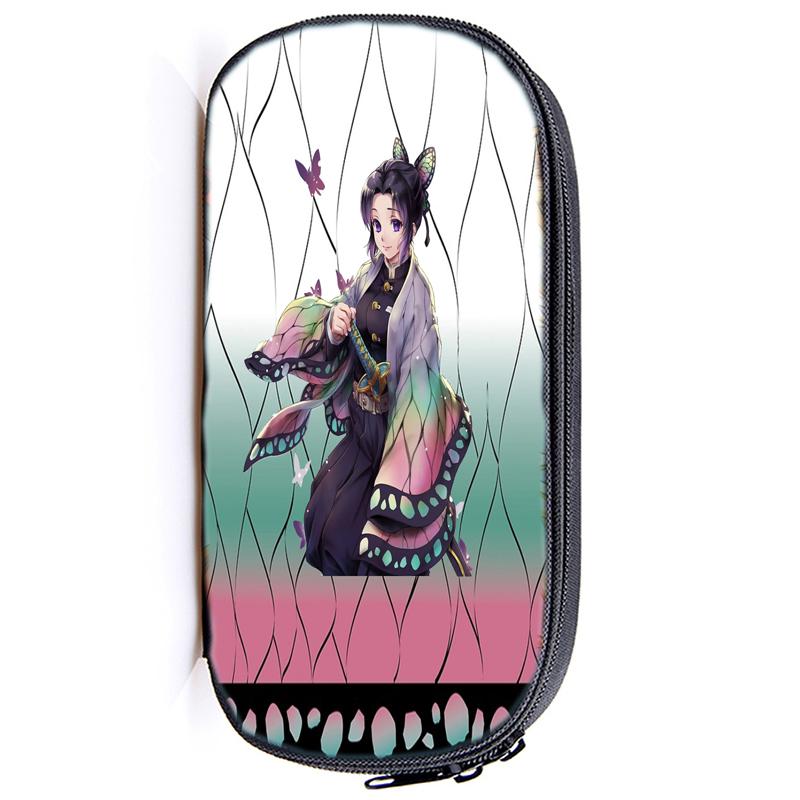 Demon Slayer Kamado Tanjirou Pencil Case Nezuko Boys Girls Kids Zenitsu Kimetsu No Yaiba Pencil Box Students Anime Pen Bags Children Gifts