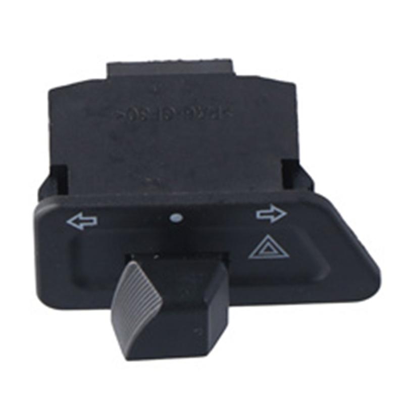 Hot sale 1pc Modified Double Flash Light Turn Signal Starter Single Switch Button for GY6 50CC 125CC 150CC Moped Scooter