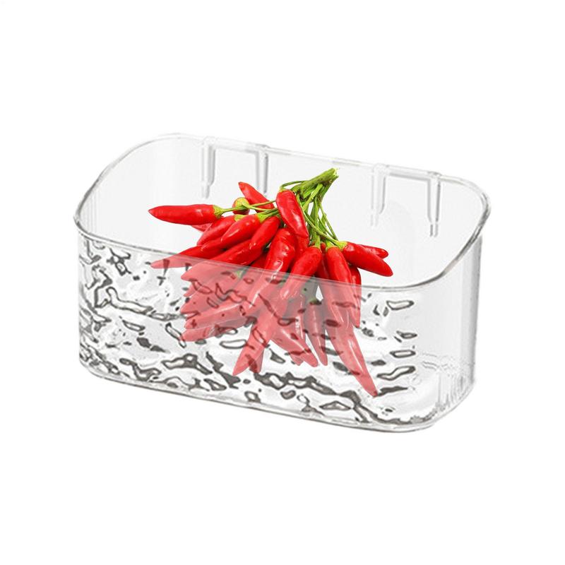 

Garlic Storage Basket Transparent Produce Holder Space-Saving Container Wall Mount Kitchen Vegetable Organizer For Garlic And United States