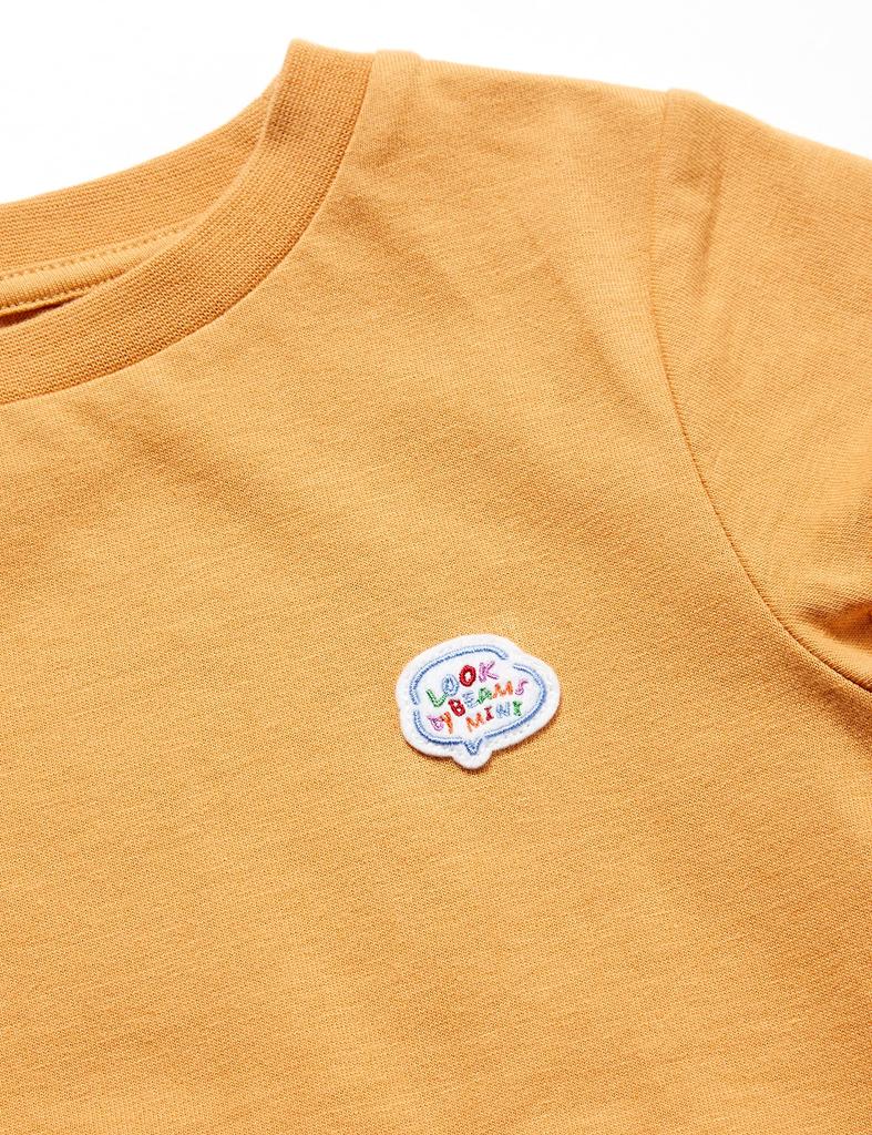 by Beams Top and bottom set cut and sew shorts camel 130 [Look Mini] &