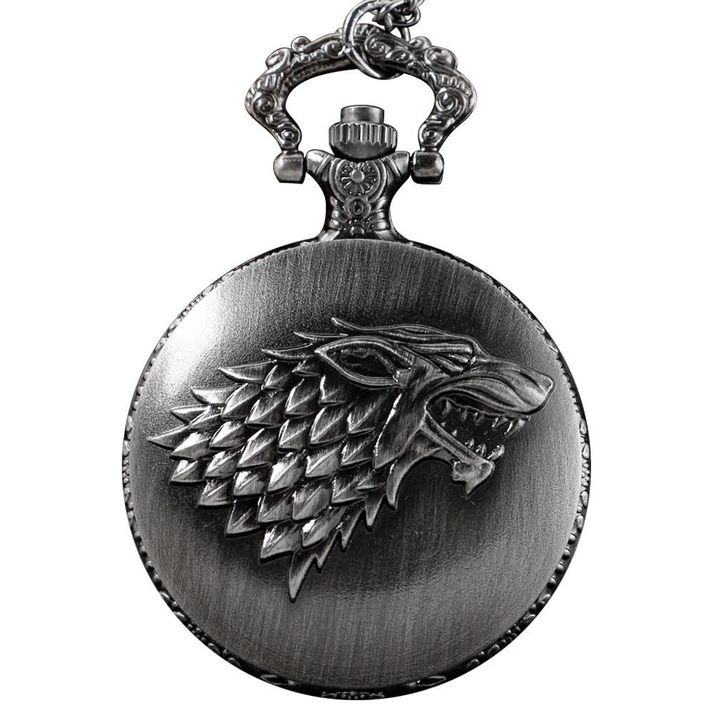 Exclusive Emblem of Power Nobility for Men and Women Quartz Pocket Watch Retro Fashion Necklace Jewelry Student Gift