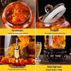 Glas-Infusionsbehälter mit Zapfhahn: 10-20 Jin Versiegelte Enzym- und Kimchi-Weinlagerung