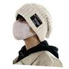 Knit Night Double Layer Knit Sauna Care One Size Fits Beige [HUHUKEEP] Men's Hat, Spring, Autumn, Winter, Cap, Beanie, Cap, Hat, Women's Hat, Hat,