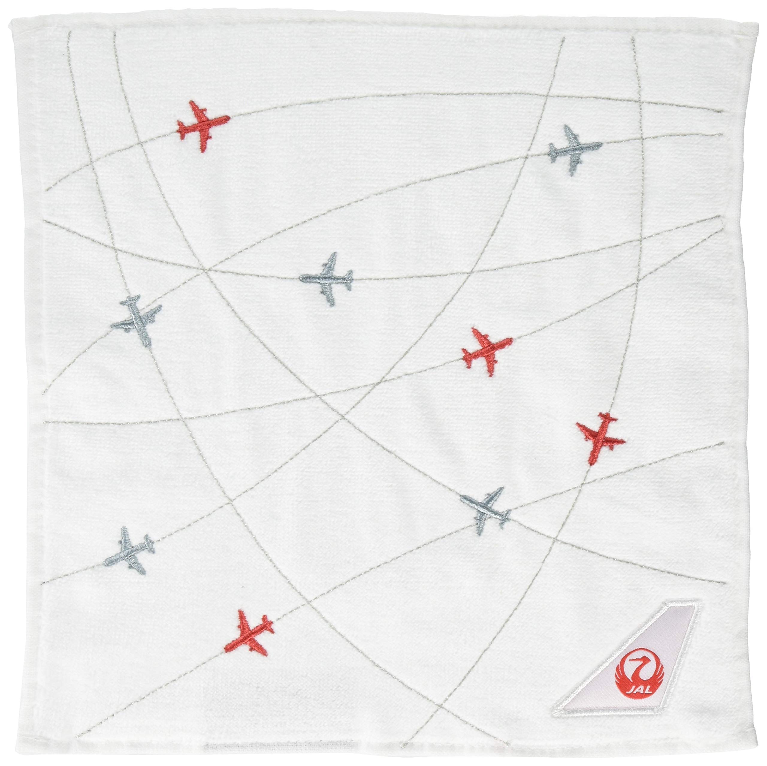 

Marushin Hand JAL Japan Flight Полностью 6205000400 Полотенце, Авиалинии, 25x25см, Маршрут, 100% Хлопок, Вышитое,