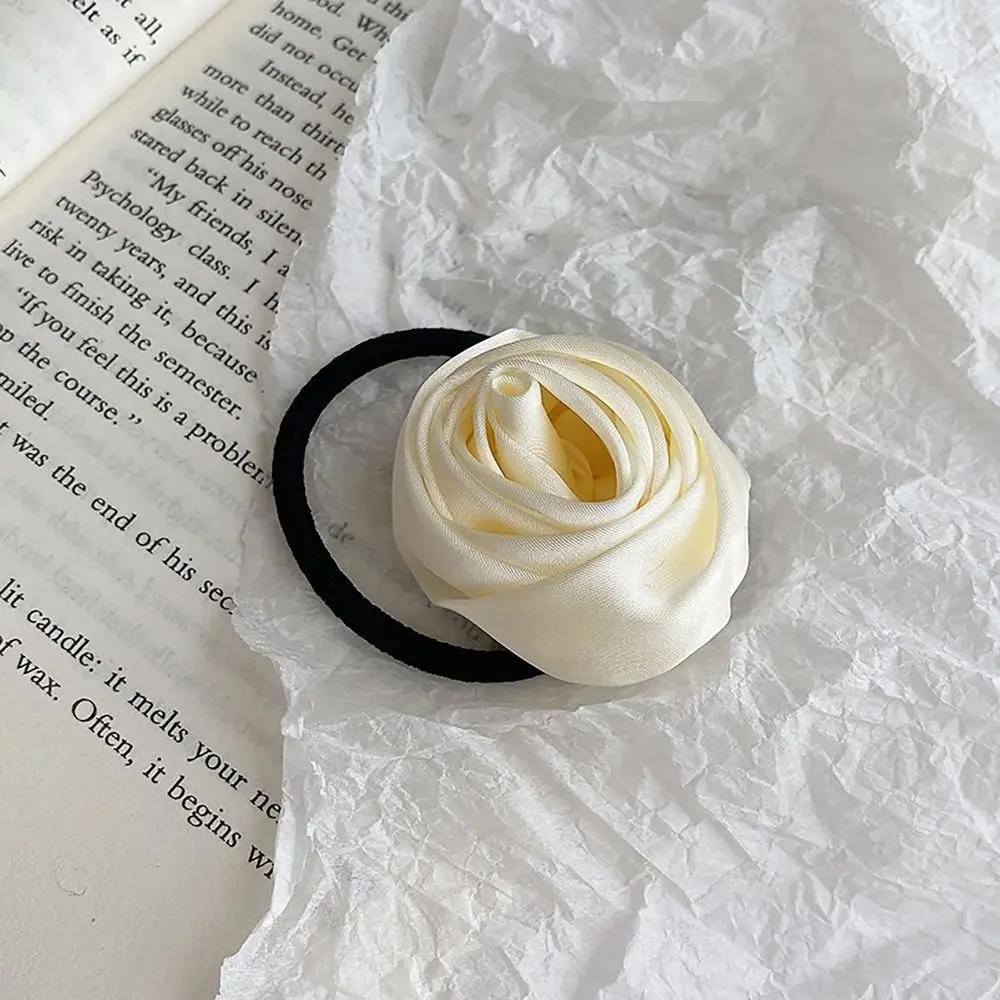 

Sweet Rose Hair Tie High Resilience Hair Accessories Hair Ring Headdress Elastic Hair Bands Women