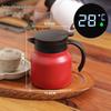 Office Health Stainless Steel Insulated Teapot and Water Bottle - 72-Hour Heat Retention, Tea Separation Feature.