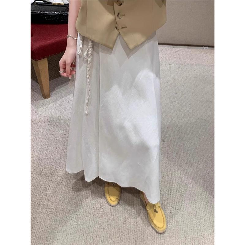 Hong Kong leather flat loafers British style small leather shoes women's 2025 spring new lazy metal buckle Doudou single shoes