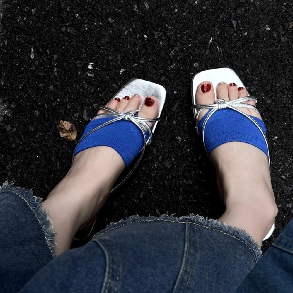 5Pairs Anti-slip Flip Flops Short Socks Splitting Toes Toe Socks Soft Half Feet Socks Summer