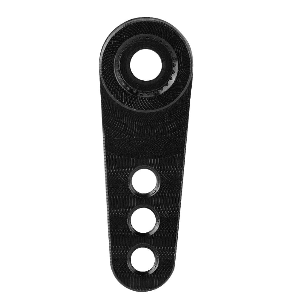 

Алюмінієвий сплав RC сервопривід рульового управління половина важеля 28,5 мм 25T для вантажівки HSP 110 (Чорний)