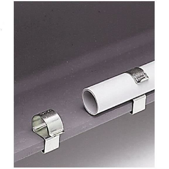 100 x BISCLIPS GAM8 2-7 Ø22-32mm - Fixation rapide câbles-tubes - Walraven 52090732