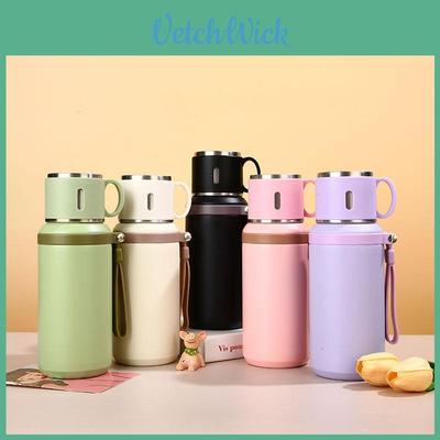Modern Minimalist Stainless Steel Travel Mug With Tea Separator For Outdoor Use