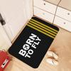 Arrival and Departure Flight Airport Door Mat Washable Non-Slip Living Room Sofa Chairs Area Mat Kitchen Doormat Area Rug