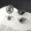 Vintage Distressed Eagle Ring for Men Trendy Fashion Personality Hip Hop Ring Index Finger Ring for Men