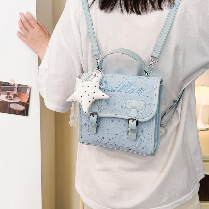 Schoolbag British style casual sweet wind backpack women's fashion simple handbag student travel small backpack