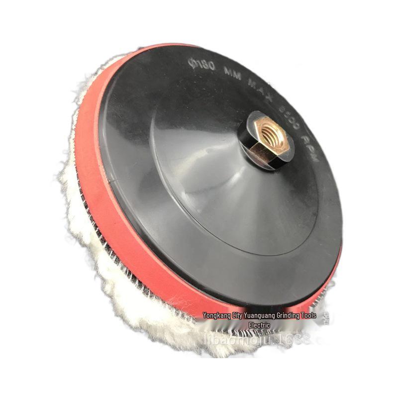 2-7 Inch Authentic Wool Ball Self-Adhesive Polishing Pad for Car Waxing and Brightening