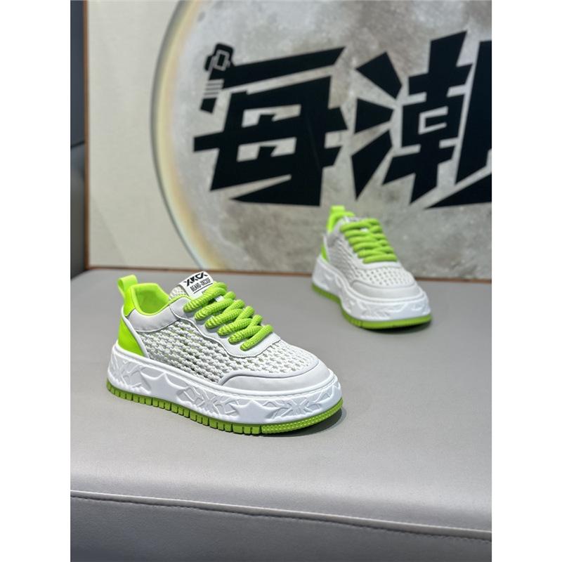 Summer new low-top woven breathable and comfortable casual soft-soled lace-up shoes bm