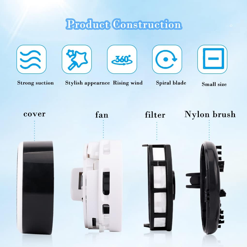 Mini Crumb Vacuum Cleaner Portable Desktop Sweeper Handheld Cordless Multi-purpose Cleaning for Home, Office, Car, Pet Hair (battery Not Included)