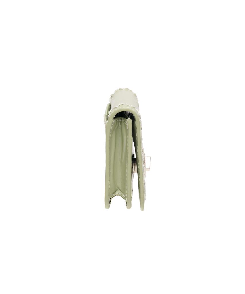 Lemasque Cookie Lock Compact Business Card Holder Mint