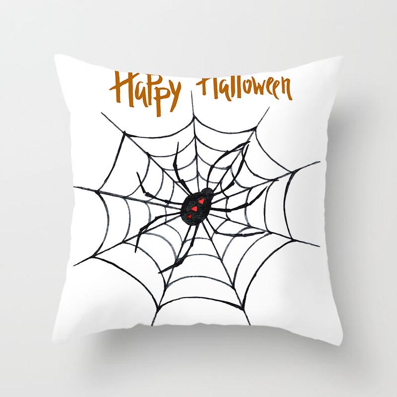 New Halloween Series Peach Leather Velvet Pillowcase Festive Decoration Home Sofa Pillow Cushion Cover