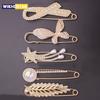 5pcs Simple Lapel Pin Anti-Slip Adjustment Button Cardigan Scarf Decoration for Women's Suit Accessories