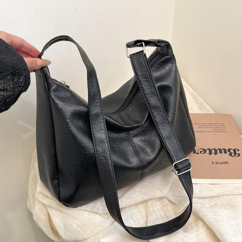 

Retro messenger bag women s new niche design versatile large-capacity shoulder bag premium tote bag чёрный