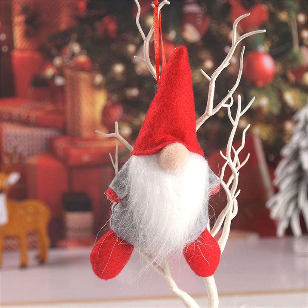 Wichtel-Anhänger Gesichtslose Puppe Wichtel Plüsch Geschenke für Dekorationen Feiertagsgeschenke, Schwedische Figuren Stehender Elf Deko