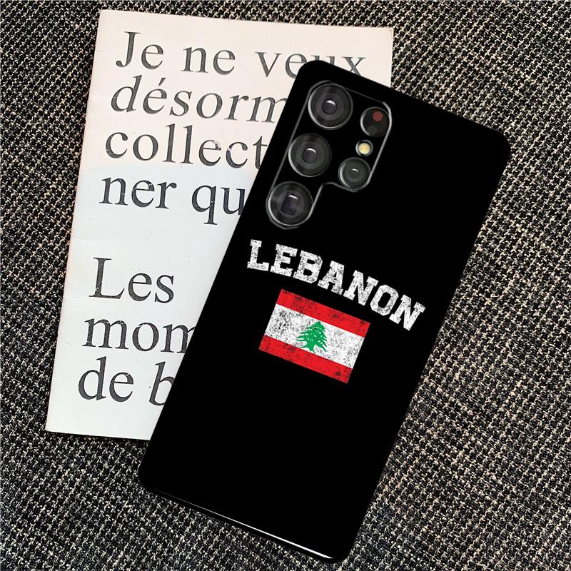 

Lebanese Lebanon Flag Case For Samsung Galaxy S24 S25 Ultra S20 S21 S22 S23 Ultra S9 S10 Plus S25 FE Back Cover Galaxy S9