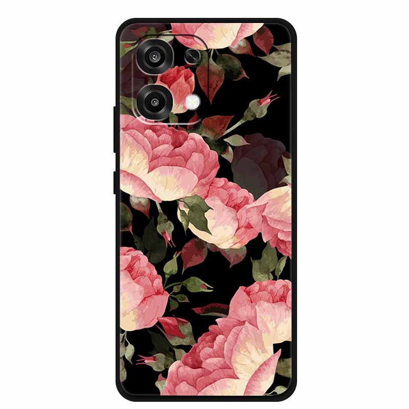 For OPPO A6 Pro 4G 5G 3D Flower Case F31 Soft TPU Bumper Protector Relief Emboss Silicone Phone Cover for F 31 A 6 Fundas Coque