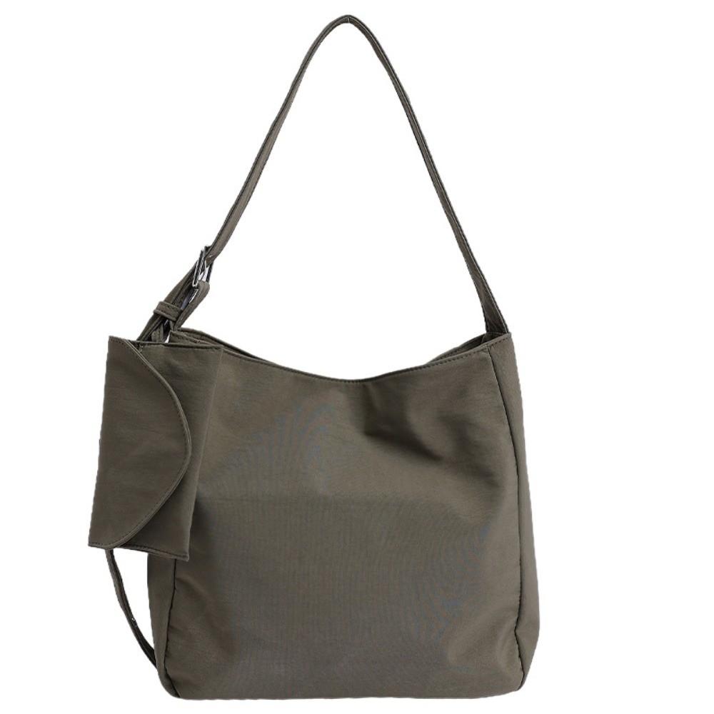 

Solid Color Square Tote Bag Stylish Women s Handbags Trendy Canvas Shoulder Bag Students Bookbags зелёный