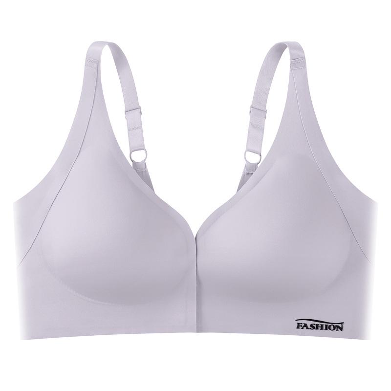 Skin-friendly Front Clasp Seamless Camisole Bra: Wire-free, Anti-sagging, Back-enhancing, Armpit Fat Gathering for Women