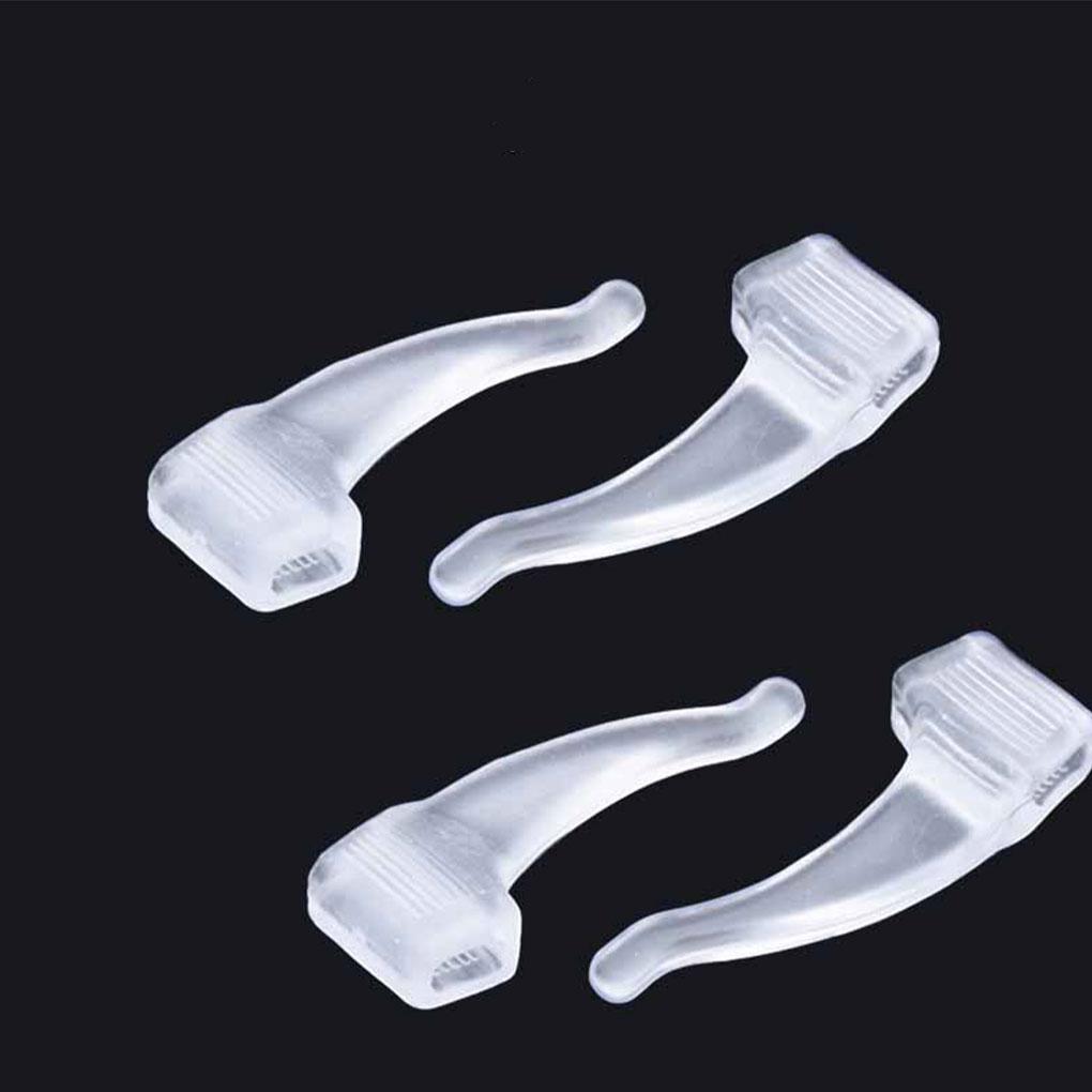  High Applicability Silicone Ear Hook For Glasses Accessories Anti-slide Silicone Ear Clip