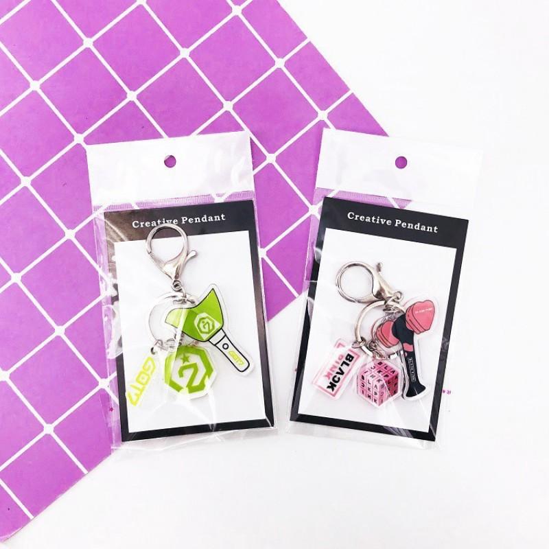 Ready Stock COD Key Chain Kopo BTS BLACKPINK EXO TWICE Seventeen GOT7