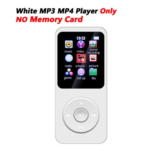 MP3 Player Portable Music Player Bluetooth 5.4 Music Stereo Player 1.8 inch Screen Support FM Radio E-Book Recording
