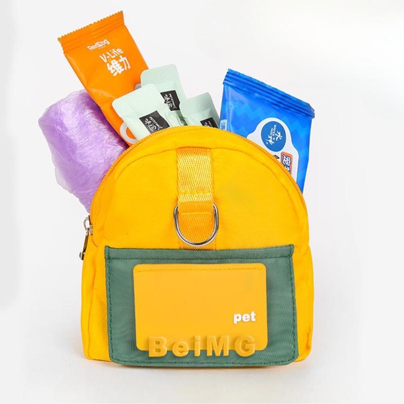 Dog Leash, Fashionable Cartoon Pet Backpack, Outdoor Travel, Cat and Dog Walking Leash, Anti-escape Leash