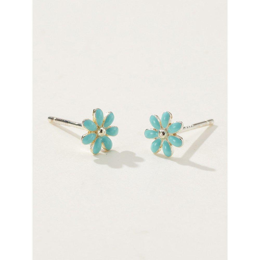 925 Silver Flower Mini Earrings