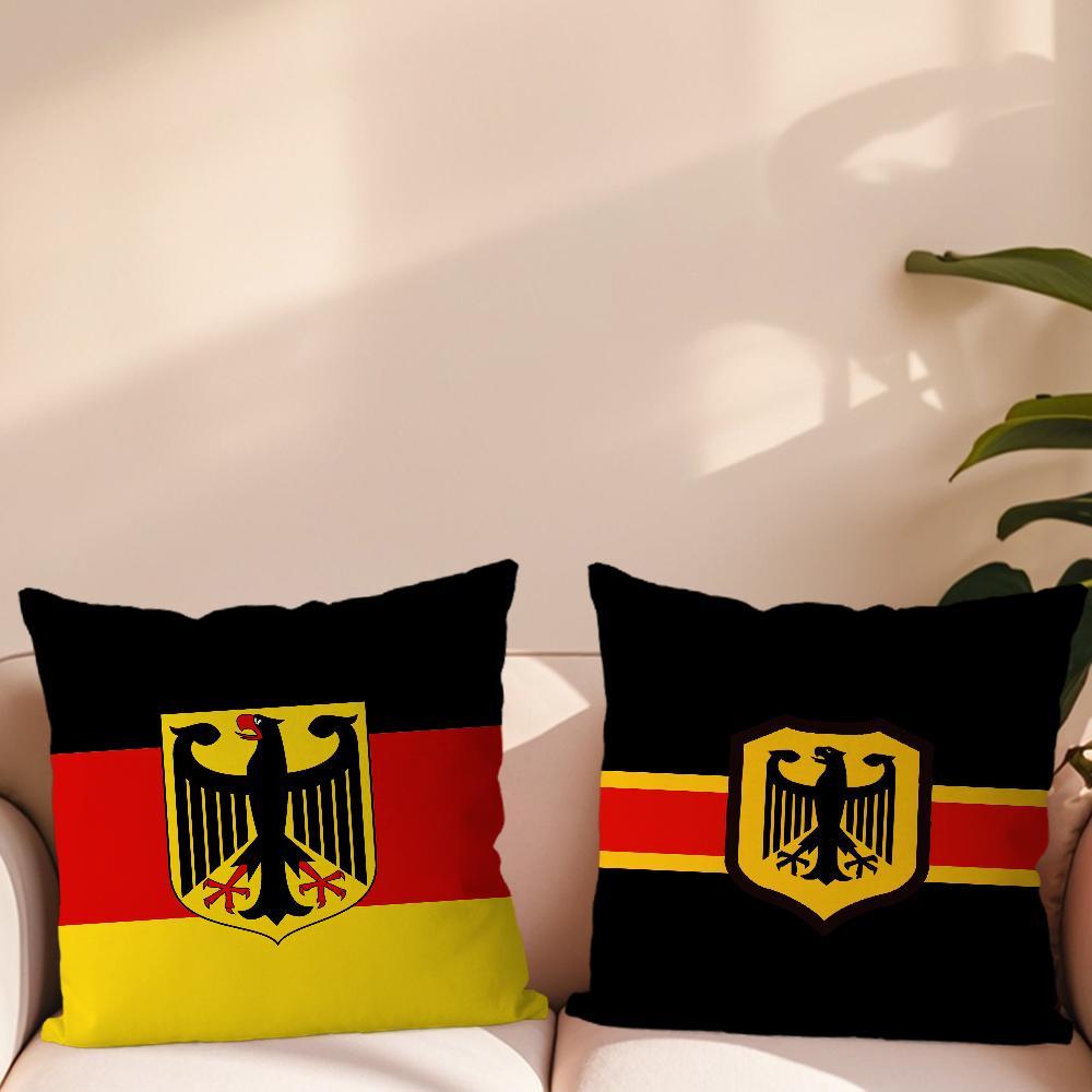 GGermany Pillow Case Living Room Accent Couch Back Support Square Lounge Restful Nap Companion ?