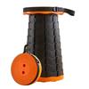 Portable Folding Telescopic Stool Lightweight Plastic Subway Queuing Chair and Outdoor Camping Fishing with Carry Bag