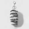 Fox Tail Keychain Irregular Car Keychain Bag Pendant Tail Animal Style Leopard Colored Keychain Cute Plush Keychain For Women