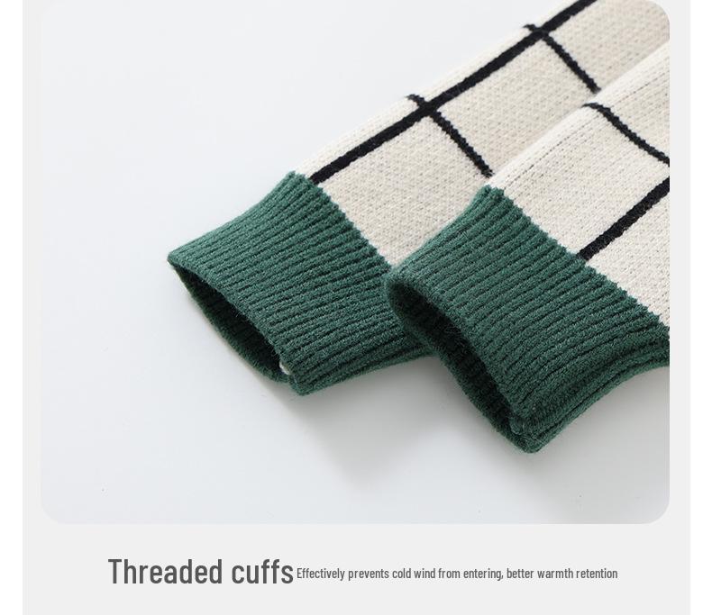DUUDUU Kids' Knitwear: Thick Korean-Style Toddler Sweater for Boys - Autumn/Winter Warmth