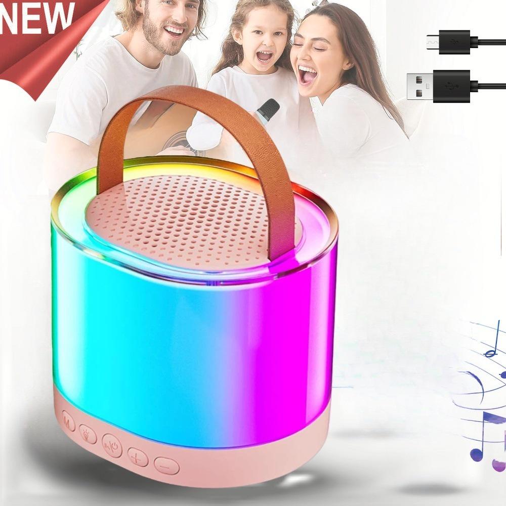 Best-Selling Portable Outdoor Bluetooth Speaker with Dual Microphones for Family Karaoke