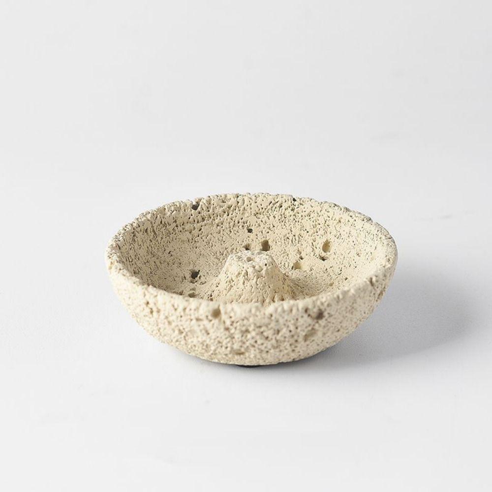 Cement Cement Incense Burner Concrete Texture Plug in Incense Stick Stand Planetary Style Multi-functional Aromatherapy Holder