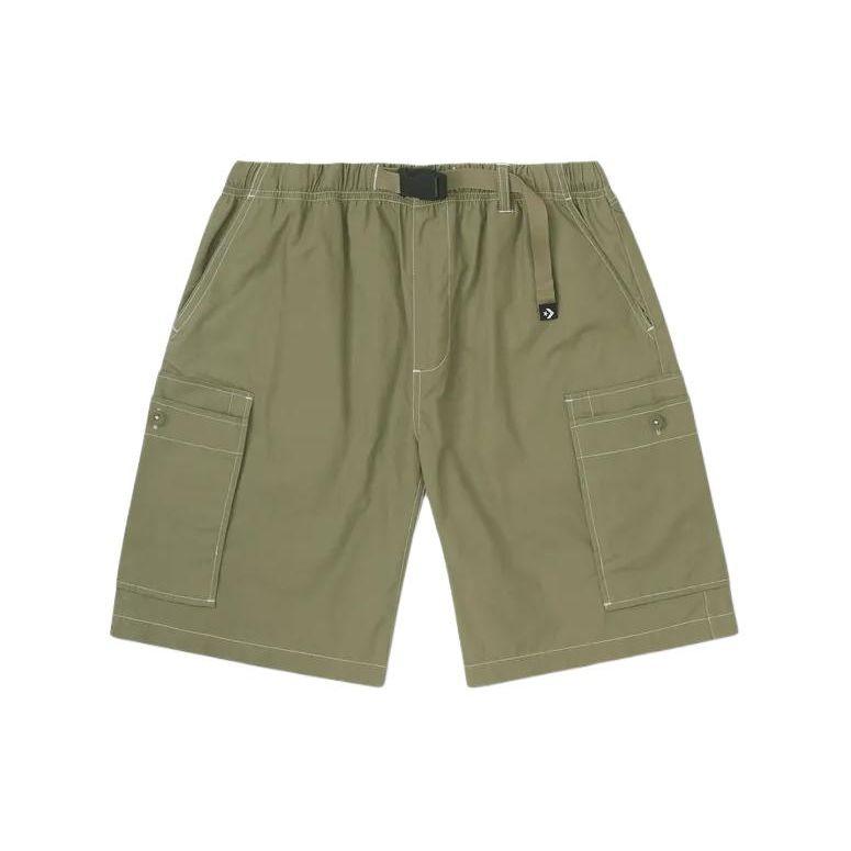 

Converse Summer Fun Series SS24 Retro Solid Color Loose Casual Shorts Men Bottoms Green 10026434-A01