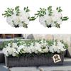 VEVOR Flower Balls Arrangement Bouquet 10 PCS, 450 Mm Diameter Artificial Flower Balls Wedding White Roses Centerpieces