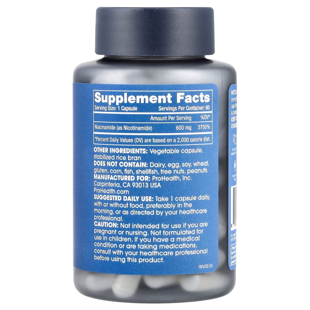 iHerb Niacinamide 600mg Capsules, 60 Tablets